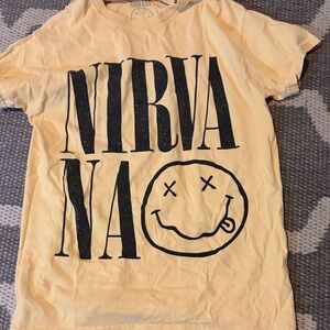 Graphic T-Shirt with Smiley Face Design